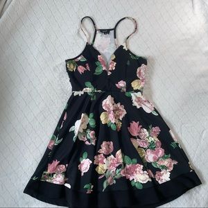 Black Floral Dress